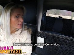 Female Fake Taxi Nympho blonde driver swaps muscly studs cock for cash Thumb