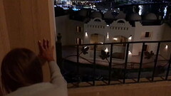 Outdoor fucking on the balcony of a skinny slut Thumb