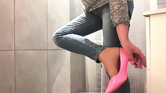 Desperate Pee in My Jeans and Pink High Heels Thumb