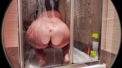 Big Breasted MILF Shaves her Hairy Pussy in the Shower! Thumb