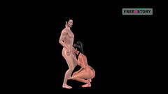 Animated 3D porn cartoon video - Indian bhabhi &amp_ Japanese man having oral fun in 69 position and standing positions including blowjob and pussy licking Thumb