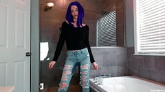 Raven Wetting/Peeing Blue Jeans &amp_ Panties Thumb