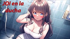 JOI en la ducha. Ella quiere limpiarte la polla. Voz espa&ntilde_ola. Thumb