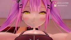 Futanari T＊wa-sama taker POV blowjob and cuminside Thumb